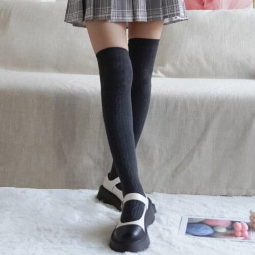Sexy Stockings Female Thigh High Over The Knee Socks 2020 New Fashion Womens Long Cotton Stockings For Girls Ladies