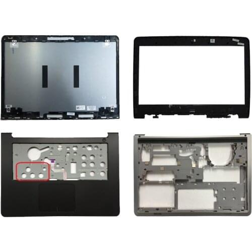 NEW shell For Dell Inspiron 14 5000 5447 5445 5448 laptop LCD Top Cover/LCD front bezel/Palmrest Upper Touchpad/bottom case