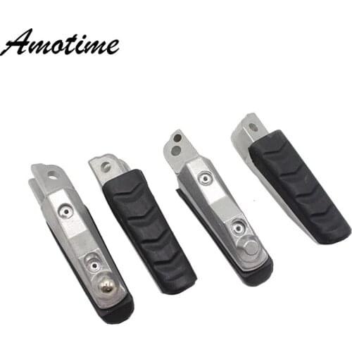 Motorcycle Front Rear Footrests Footpegs For BMW F800S F800ST F800 R1200RS ST F800GT 2011-2012