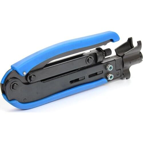 1Pc Wire Crimping Pliers Cable Clamp For RG59,RG6,RG11,-5,-7 F Connector Sealed Waterproof Hand Tool Multifunction