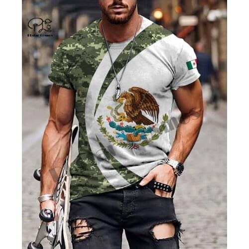 PLstar Cosmos 3DPrint Newest Mexico Culture Azteca Skull Unique Man/Woman Harajuku Streetwear Casual Funny T-Shirt Short Sleeve