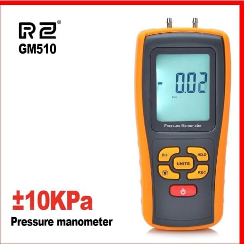 High Precision Pressure Manometer USB interface and Low battery indicator function RZ GM510
