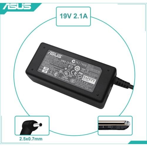19V 2.1A ADP-40PH AB 2.5x0.7mm AC Adapter Laptop Charger For Asus Eee PC 1001HA 1005HA 1101HA 1008HA Notebook Cargador
