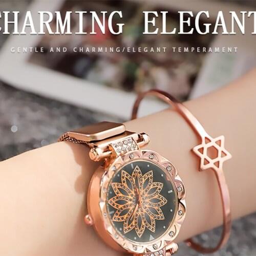 2019 fashion simple atmosphere watch ladies alloy strap high quality gold bracelet quartz dress watch female clock hot