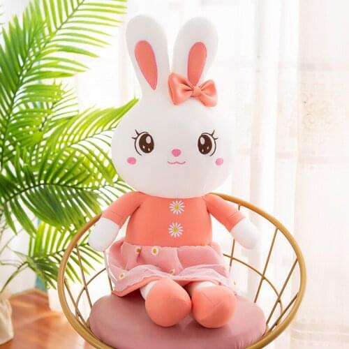Zqswkl 50/70/90/110/130cm rabbit doll plush toy soft cute rabbit large stuffed animals birthday gift childrens toys for girls