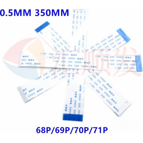 200pcs! 0.5MM 350MM FFC/FPC flat soft line FFC connection line electronic line 35CM 68P/69P/0P/71P