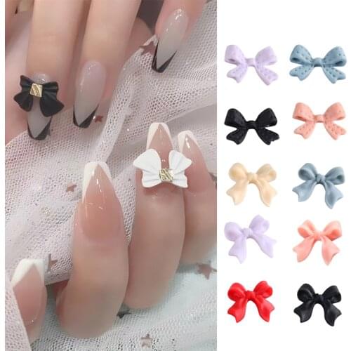 3D Nail Art Butterfly Decoration Parts Nail Crystals Bow Japanese Design Rhinestone Nail Supplies Gel Polish Accessories SA1919
