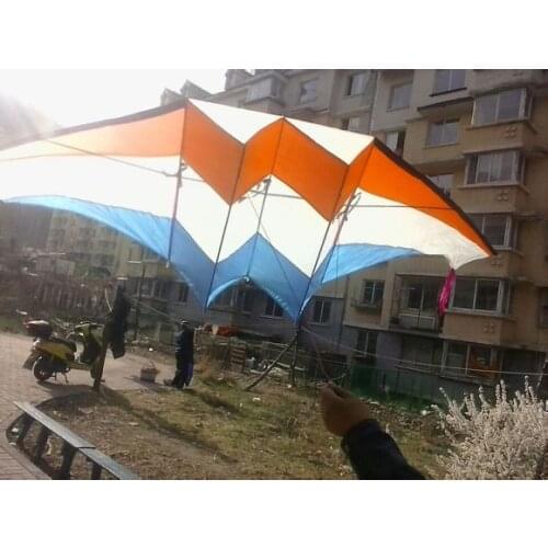 3D single line windsock hot large 4m glider kite fun toys outdoor fishing kites game sale adult toy diamond kite wholesalers bar
