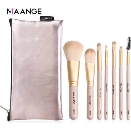 4/7Pcs Makeup Brushes Set Face Powder Foundation Eye Shadow Contour Concealer Portable Travel Make Up Brush Beauty Accessories