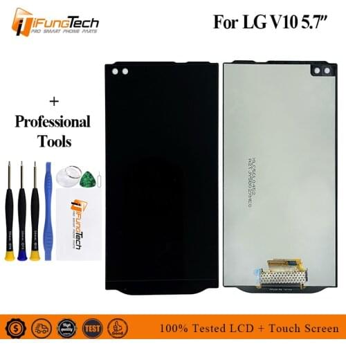 5.7" New Repair Parts For LG V10 H960 H960A H960AR H960TR H960YK Display Touch Screen For LG H961S VS990 Digitizer Assembly LCD