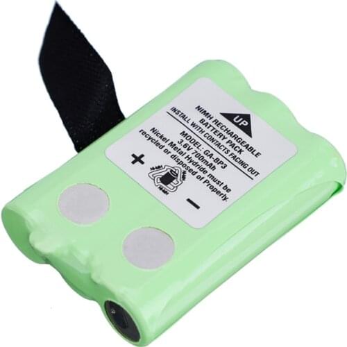 3.6V 700mAh GA-BP3 Battery Pack for Cobra PR145/150 /155G Walkie-Talkie 2-Way Radios Batteries NiMH 2PCS