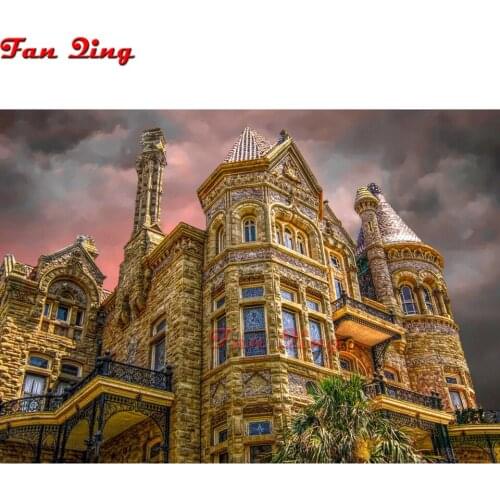 Diamond embroidery Villa diamond painting cross stitch diamond mosaic kit full square needlework home decor pattern