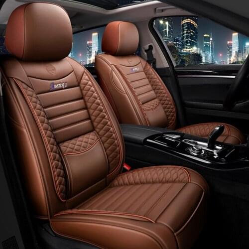 Car seat cover universal Leather for ssangyong kyron actyon sport korando rexton accessories cover for vehicle seats car sticker