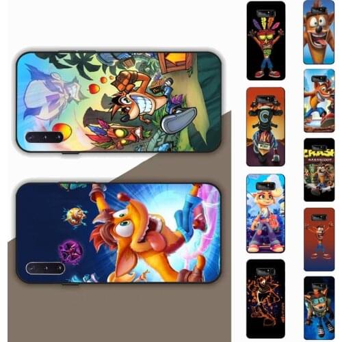 Hot Game Crash Bandicoot Phone Case for Samsung Note 5 7 8 9 10 20 pro plus lite ultra A21 12 72