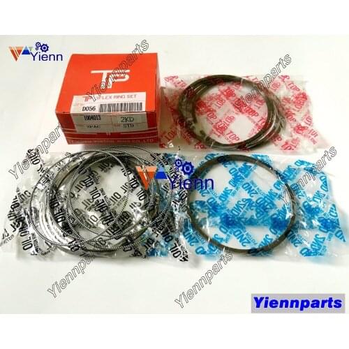 For TOYOTA 2KD 2KD-FTV Piston Ring Set 13011-54030 Fit TOYOTA HILUX 2KD-FTV Diesel Engine Spare Parts