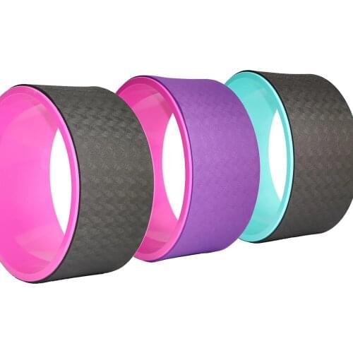 Yoga Pilates Circle TPE Yoga Fitness Roller Wheel Back Training Tool Slimming Magic Waist Shape Pilates Ring