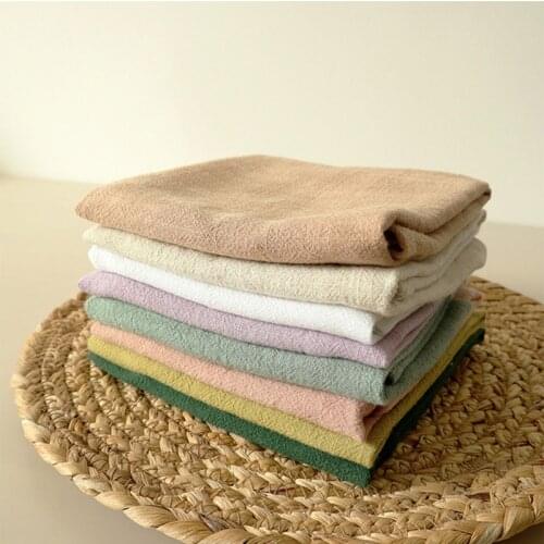 2pieces 40x40cm 15.7" Cotton Linen Tea Towel Absorbent Tea Napkin Tablewares Cleaning Towel