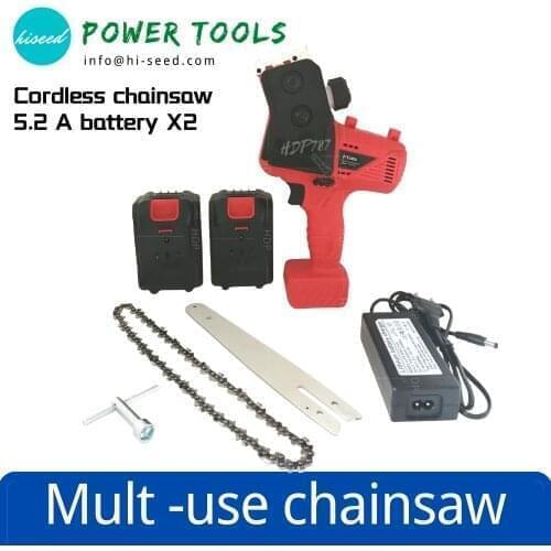 Lithium electric handheld household wireless electric rechargeable 220v plug-in chain logging saw high power