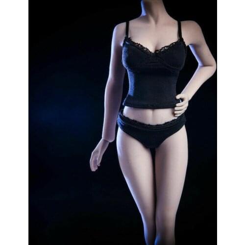 1/6 Scale model Female Camisole Vest and Underpants Clothes model for Female PH Doll Action Figure Seamless Body Collection