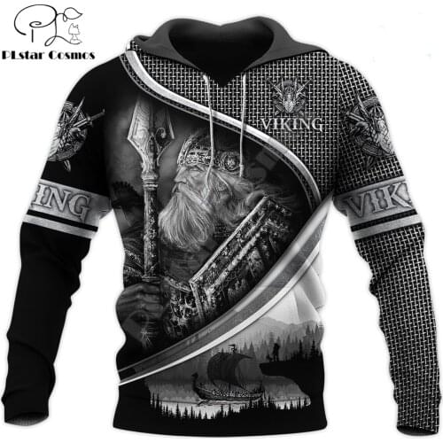 Fashion Mens Viking hoodies 3D printed Tattoo Odin Sweatshirt Hoodie Harajuku Autumn Streetwear Unisex Casual Tracksuit DW0119