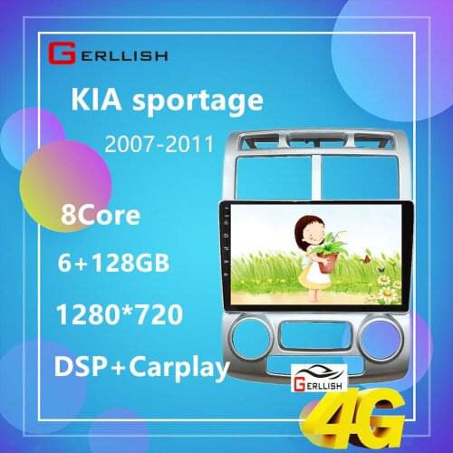 Gerllish android For KIA sportage 2007 2008 2009 2010 2011 Multimedia Stereo Car DVD Player Navigation GPS Radio not 2din dvd