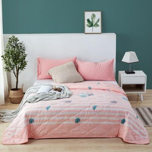 New Summer Air-Conditioning Quilt Single Double Summer Bedroom Office Sofa Soft And Comfortable Traveling Home Decoration