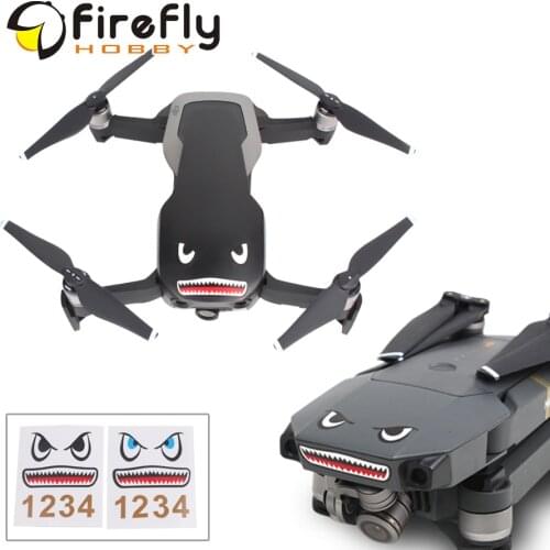 Shark Stickers Drone Body Decals for MAVIC AIR 2/ MAVIC Mini/ Mavic 2 Pro Spark Air