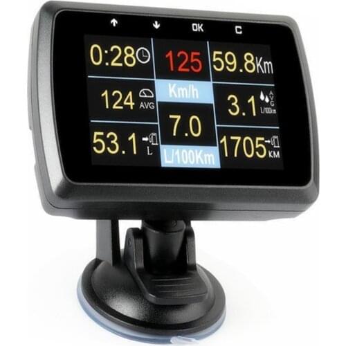 New OBD OBD2 Gauge Holder Driving Speed Meter Fuel Water Temperature Display For Vehicle