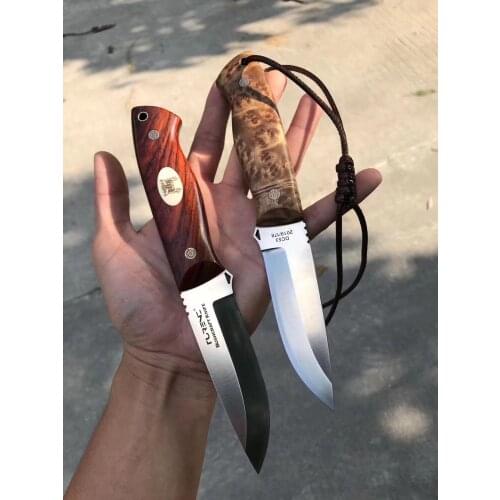 61HRC DC53 blade Fixed Blade knife Bushcraft Knives Straight Tactical Hunting Camping high quality EDC tool