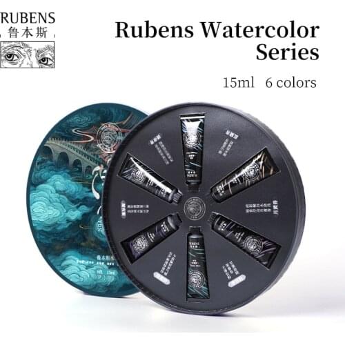 Paul Rubens Extra Fine Watercolor Paint 15ml Tubes Natural Mineral Color Hand Made Professional Pigment for Artist Art Supplies