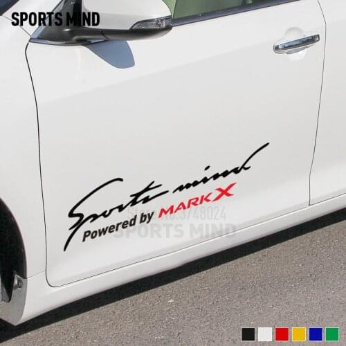 Customization Sports Mind Car Styling On Car Lamp Eyebrow automobiles Car Sticker Decal For Toyota mark x reiz accessories