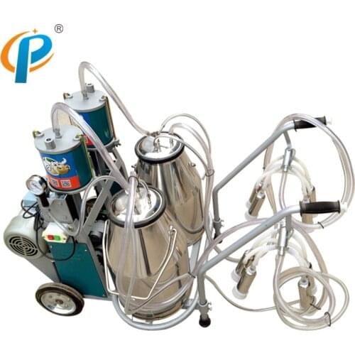 Full Automatic Portable Piston Pump Milking Machine for Cow