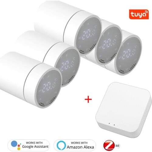 ZigBee TRV Actuator Temperature Controller Thermostatic Radiator Phone App ControlSmart Temperature Controller Constant Radiator
