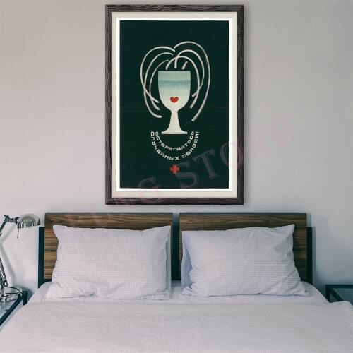 RE197 Retro Russian Style Painting Classical Wonderful 30 Custom Silk Poster Home Deco Wall Art Christmas Gift