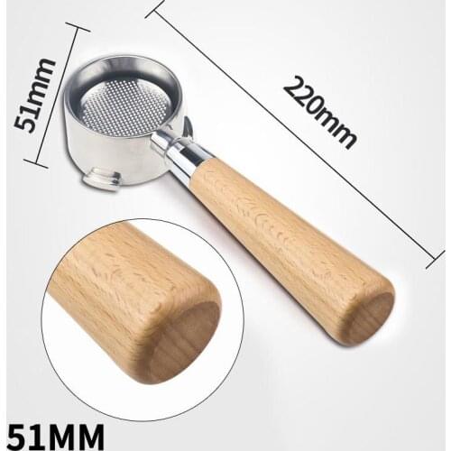 Coffee Machine Handle Suitable for 51mm Stainless Steel Delong / Huijia / Bofu Coffee Handle Coffee Accessories