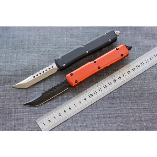 HIFINDER UTX70 D2 T/E Back teeth blade aluminum handle camping survival outdoor EDC hunt Tactical tool dinner kitchen knife