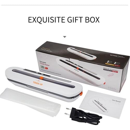 Vacuum Sealer Upgraded Automatic Food Sealer Machine with 10 Sealing Bags Food Vacuum Air Sealing System