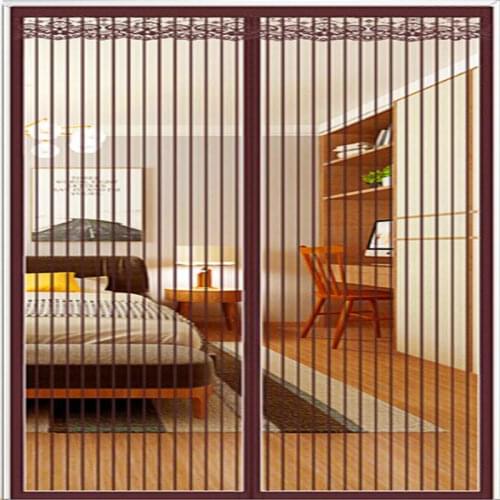 2021 customize High-end Magnetic Door Curtain Mosquito-proof door curtain home free punching Simple and easy to install Door