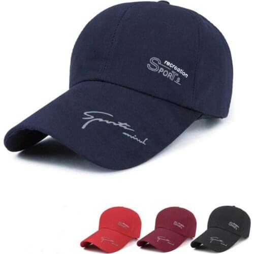 Women Men Baseball Caps Long Visor Snapback Baseball Cap Solid Color Wild Summer Outdoor Sport Sun Hats 2021