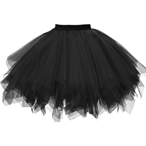Women Pleated Gauze Short Skirt Adult High Quality Tutu Dancing Skirt Ball Gown Pettiskirts Birthday Party Clothes Jupe Femme