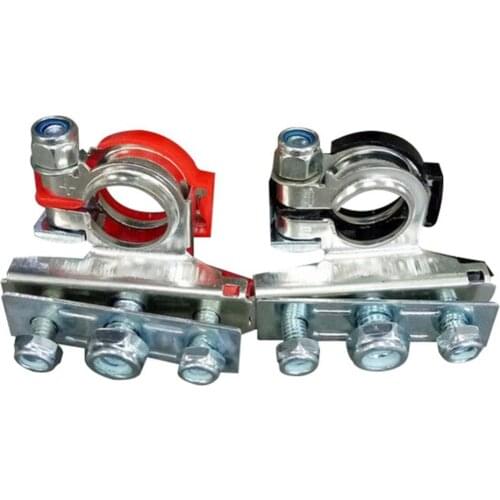 2Pcs Positive Negative Car Truck Van Vehicle Battery Terminals Connectors Clamps