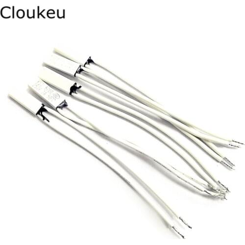5Pcs KSD9700 2A Plastic TB02 Temperature Switch Thermal control Normally Closed 105/110/115/120/125/130/135/140/145/150 Celsius