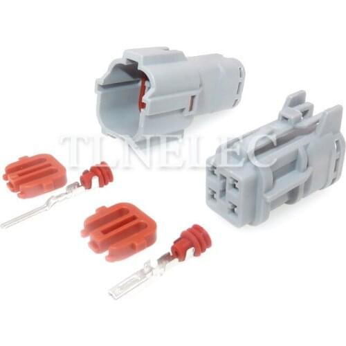 7222-7444-40 7123-7444-40 Assembly SWP Gray Male Female Housing Fog Lamp 4 Pin Auto Connector Plug for Ford VW AUDI