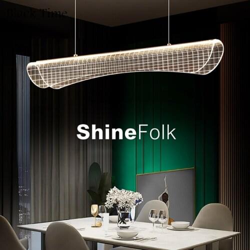 Acrylic LED Pendant Light Modern Home Pendant Lamp for Dining Room Kitchen Living Room Bedroom Indoor Decor Lighting Fixtures
