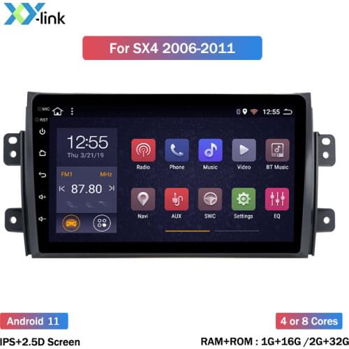 Android 8.1 car multimedia player for Suzuki SX4 2006 2007 2008 2009 2010 2011 2012 2013 gps navigation system car radio 2 din