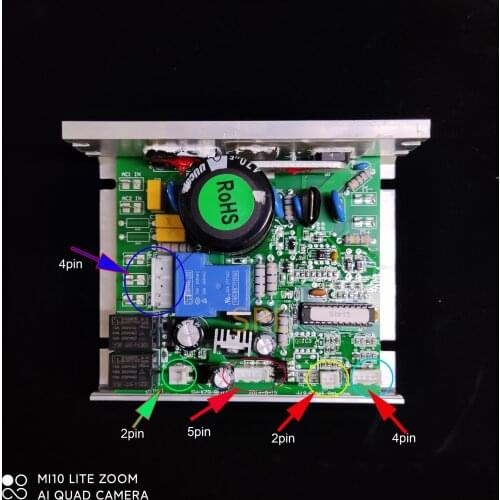 Treadmill lower control board for Torneo Nota T-310 Motor Control board SW-KZQ-REV2.0 SW-KZQ-REV2.8 KSW13