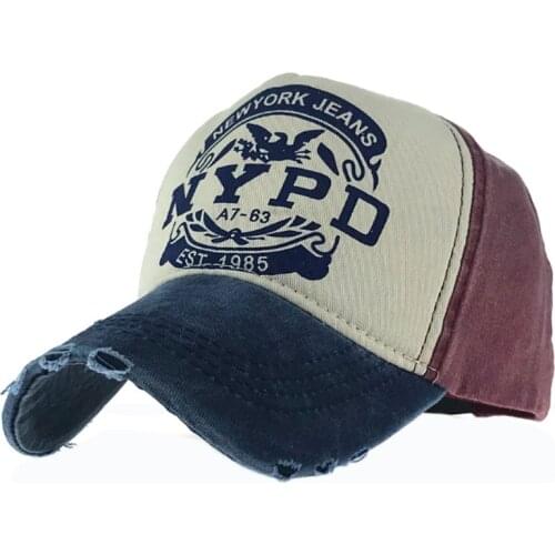 Wholsale 100% Washed Cotton Baseball Cap Snapback Hat Hip Hop Fitted Caps For Men Women Bone Letter Casual Casquette gorra