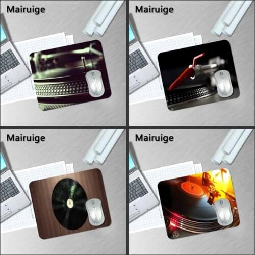 Mairuige big promotion laptop mouse pad old record small size 180 * 220 2mm