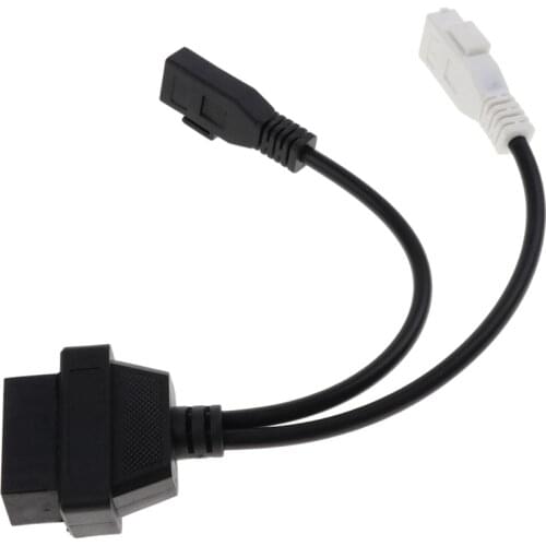 Black Car Vehicles 2x2 Pin Diagnostic Adapter Cable OBD2 for VW Audi Seat