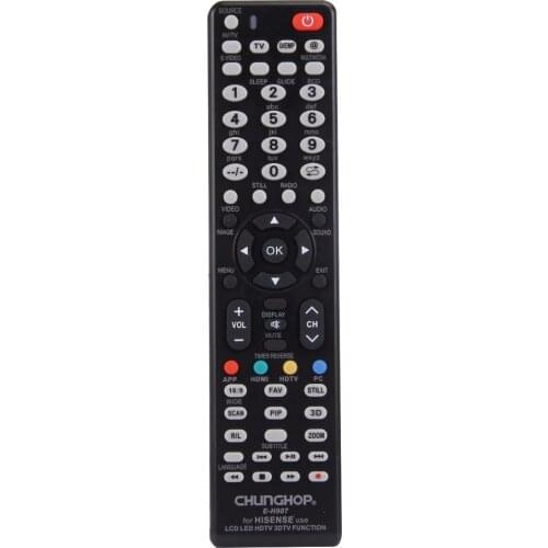 CHUNGHOP E-H907 Universal Remote Controller for HISENSE LED LCD HDTV 3DTV